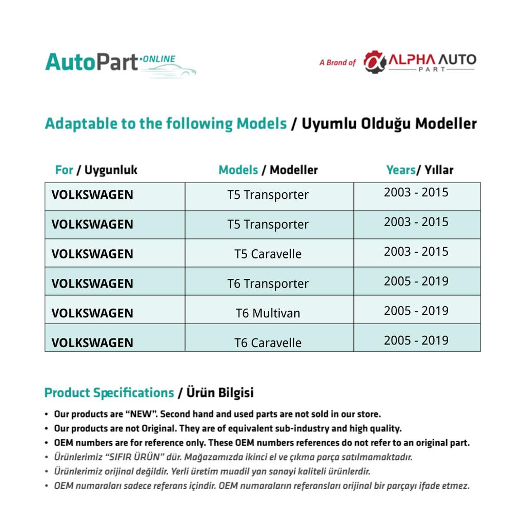 Ремкомплект крышки защелки раздвижного окна для Volkswagen T5 Caravelle