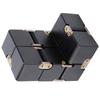 Ручной кубик для снятия стресса из алюминиевого сплава Infinity Desk Magic Cube, черный