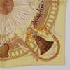 HERMES Carree42 scarf AMOURS Amore Sunflower yellow silk Women Used