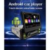 2+32GB Universal 1Din Android Car Radio 7 Inch Electric Retractable Screen Wireless Carplay Multimedia Player Autoradio Navigation GPS
