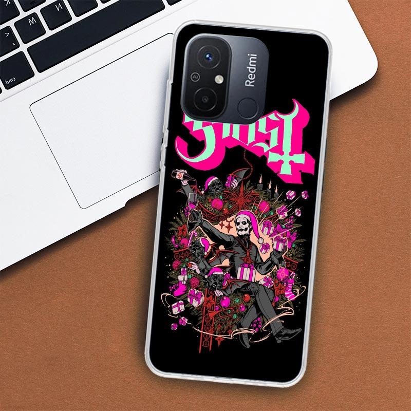 Ghost Papa Emeritus Phone Case For Xiaomi Redmi 12 12C 10 10C 10A 9T 9C 9A 9 8 8A 7 7A 6 6A K20 K30 K40 Pro S2 Fundas Cover