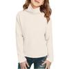 Children's Fashionable Casual Fleece Turtleneck Long-sleeved Top
