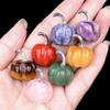 1Pcs Natural Stone Statue Pumpkins Ornament Decoration Home Decor Small Furnishings Jewellery Craft Accessories