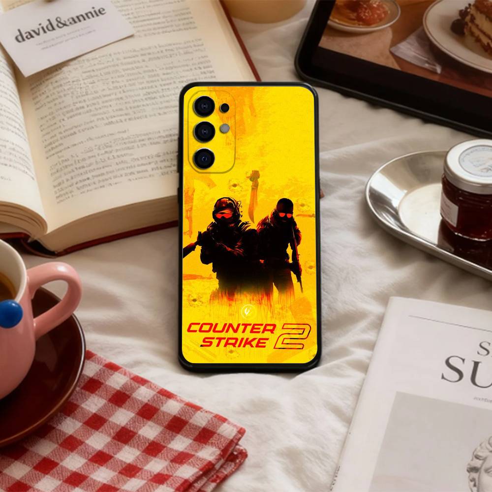 G-Game C-CS2 C-Counter S-Strikes Phone Case For Samsung S 25,24,23,22,30,21,10,9,Ultra,Plus,Lite,FE,4,5 G Soft Black Case