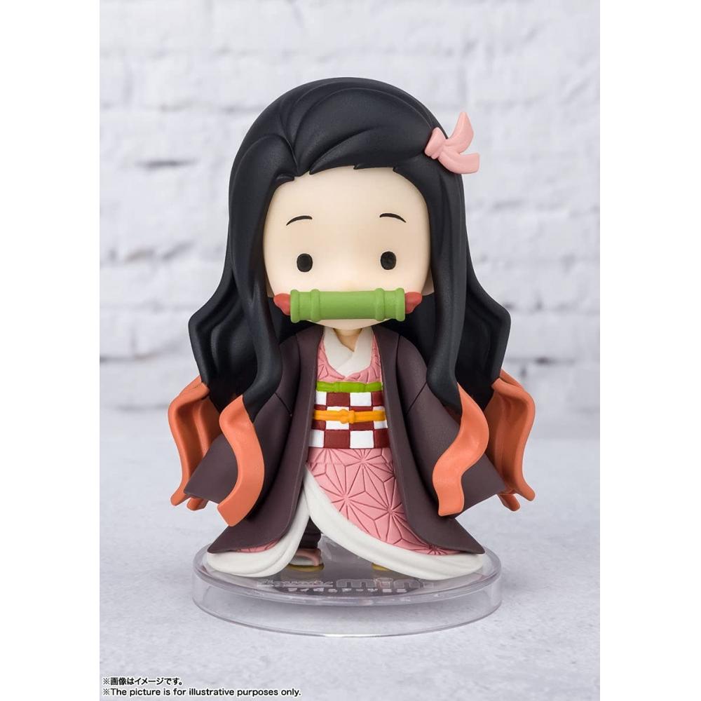 Фигурки мини-Убийца демонов: Кимэцу-но Яиба Малый Нэдзуко Приблизительно. 75 мм окрашенная подвижная фигурка из ПВХ-АБС