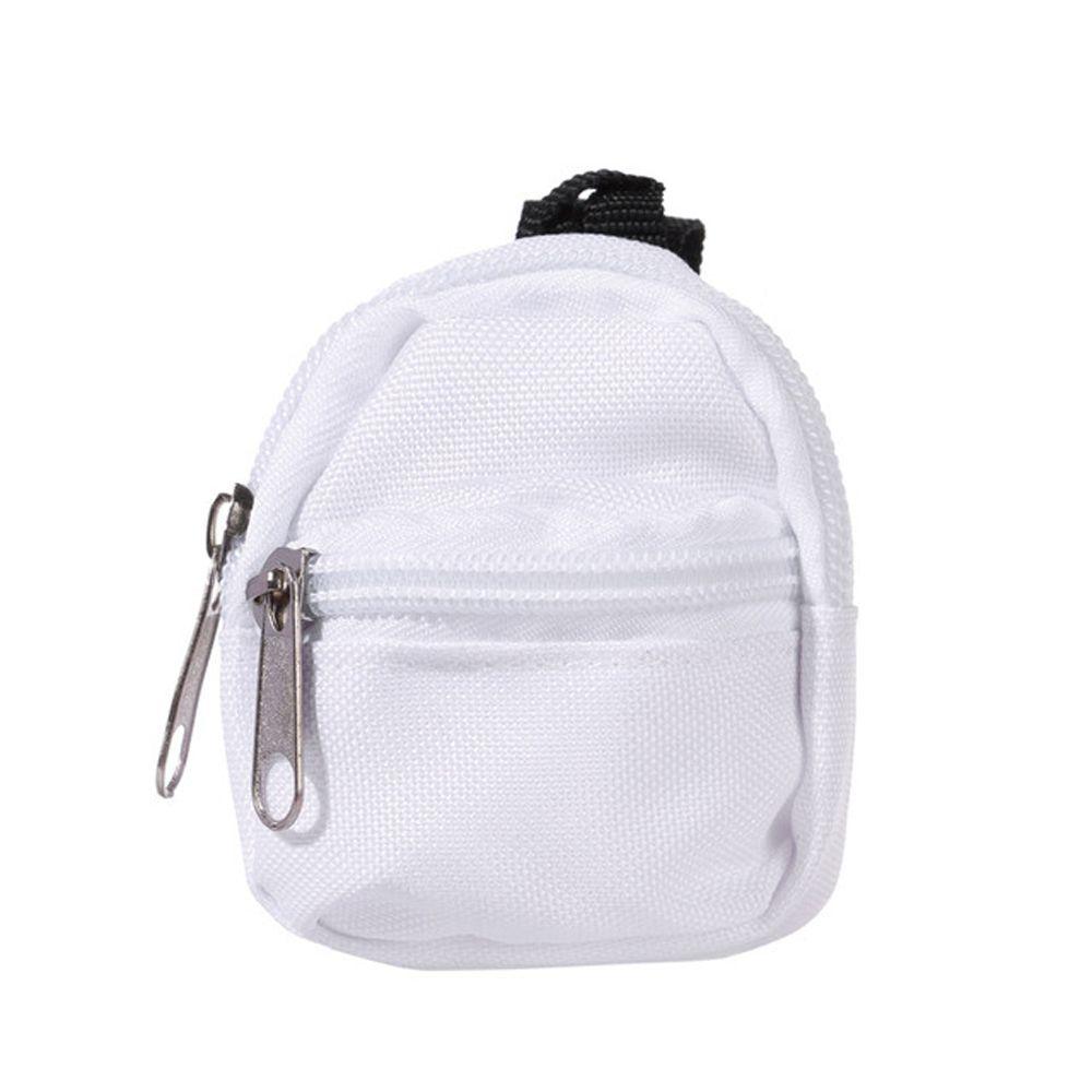 Zipper Mini Backpack 1/6 BJD Rucksack Doll Backpack Miniature Doll Bag BJD Doll Schoolbag Doll Bag