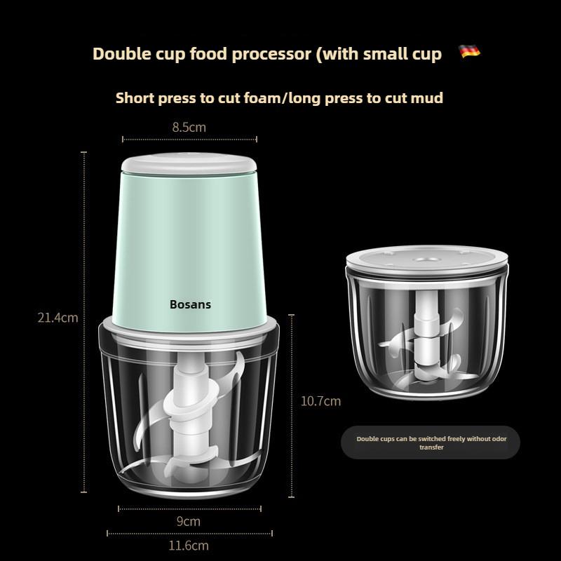 Беспроводной электрический комбайн для детского питания, кухонная машина для наполнения чесноком, гаджет для приготовления чесночного пюре, бытовая небольшая мясорубка