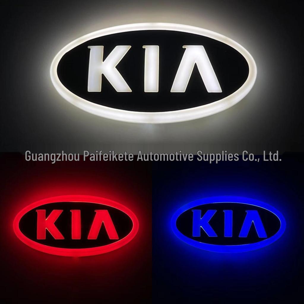 Светящийся светодиодный задний значок для Kia K5, Sorento, Cerato, Forte 4D