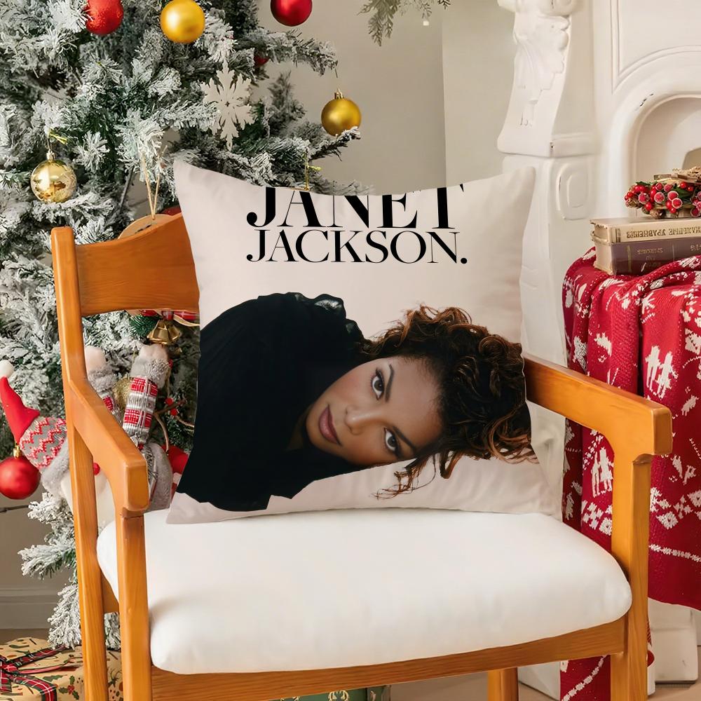 Милая Наволочка J-JanetS J-JacksonS Шелковистая Элегантный Комфорт Диван-кровать Невидимая Молния