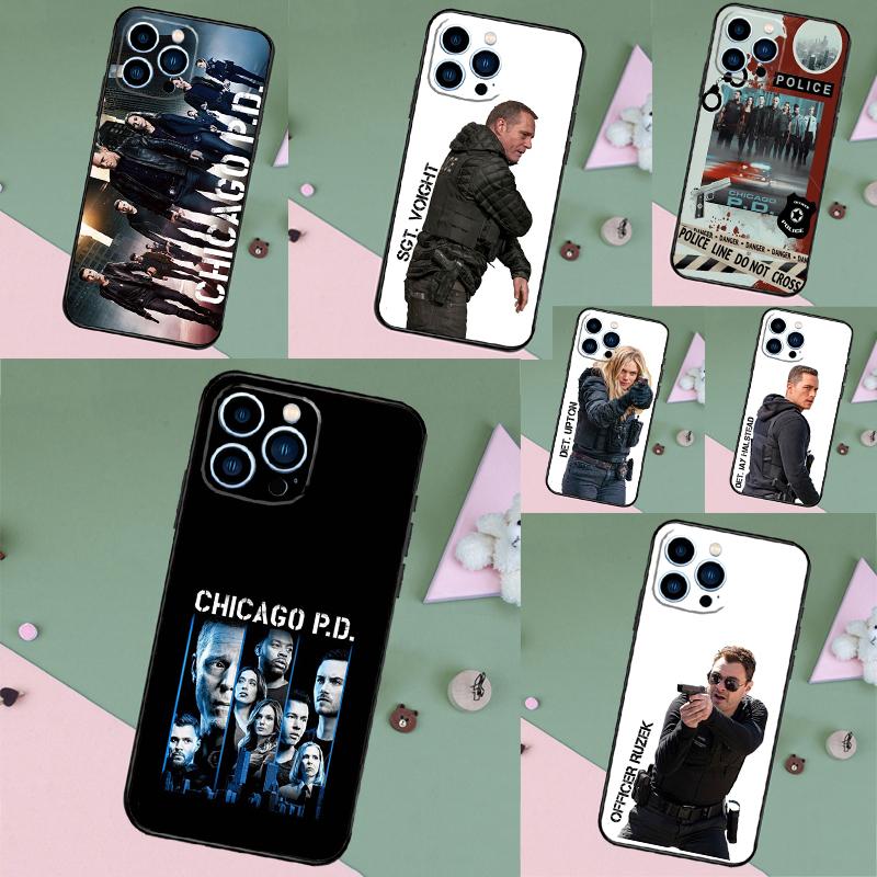 Чехол Chicago P.D для iPhone 17 Pro Max 15 14 13 12 11 16 Pro Max Plus 12 13 Mini 16e 17 Air Задняя крышка