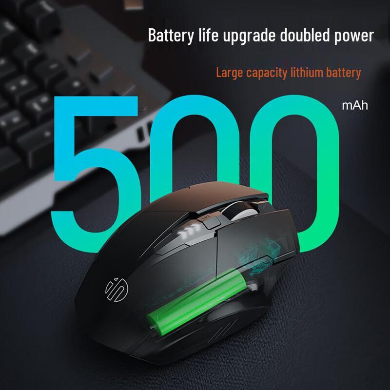 INPHIC A1 Tri-Mode Wireless Bluetooth Silent Mouse