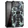 Новое для IPhone 11 12 13 14 15 16 PLUS 17 Pro MAX 17Air Гибридный Бронированный Чехол Военного Класса Камуфляжный со Встроенной Подставкой