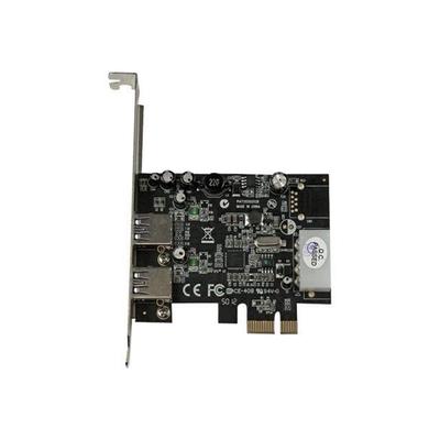 Контроллер PCIe с 2 портами USB 3.0 с поддержкой UASP - Плата контроллера PCI Express с 2 портами USB 3.0 - Питание LP4 - PEXUSB3S25