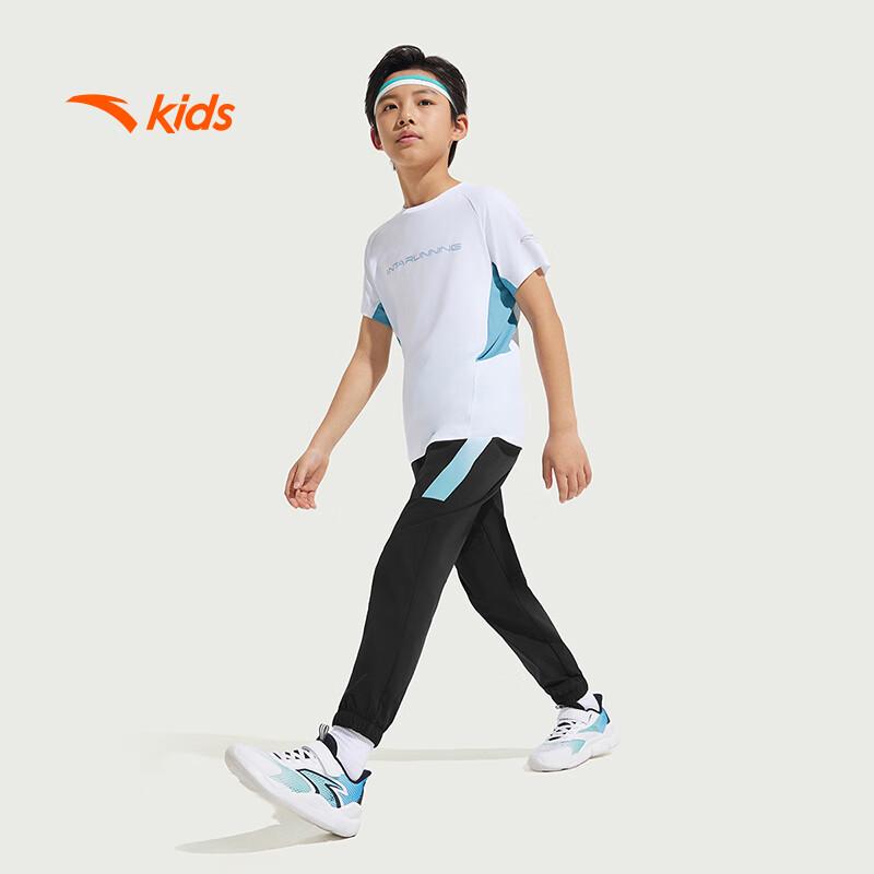 Anta Kids' Woven Breathable Athletic Long Pants