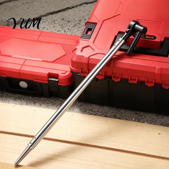 Durable Alloy Steel Winch Bar for Hauling Ratchet Cargo Tensioner Wrench, Heavy-Duty Truck Strap Tool, Bar, Reversible Ergonomic Lever Wrench
