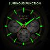 LIGE Chronograph Man Watch Fashion Business Quartz Wristwatches Waterproof Stainless Steel Luminous Auto Date Mens Watches