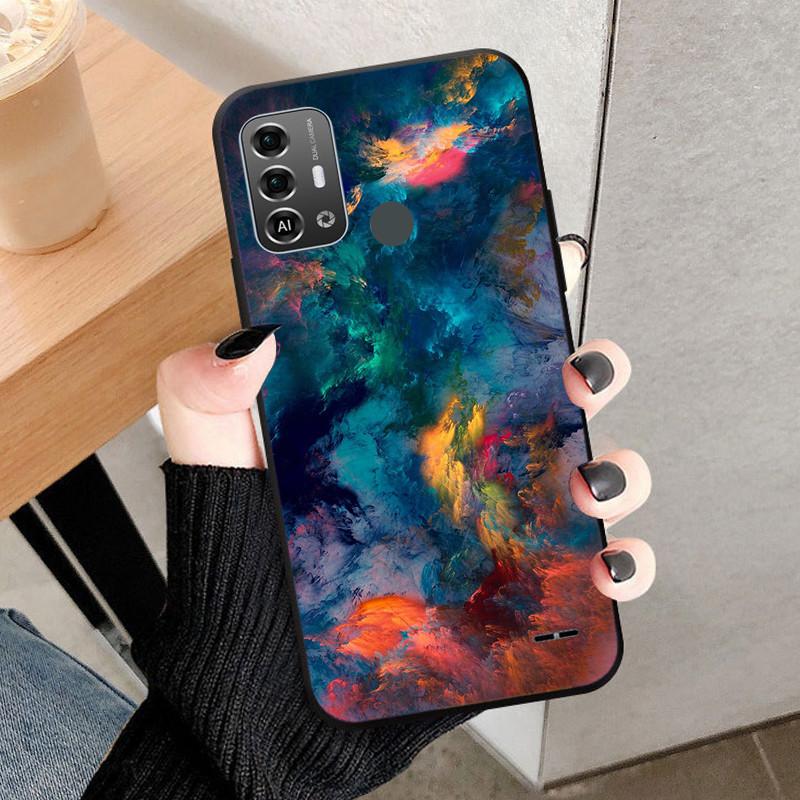 For ZTE Blade A53 Pro Case Cover Fundas Black Soft Silicone TPU Protective Phone Case For ZTE Blade A53Pro Bumper Shell Coque