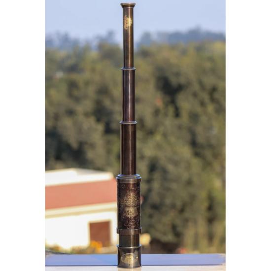 Brass Portable Telescope || Hand Crafted Beautiful Brass Decorative for Home/offlice