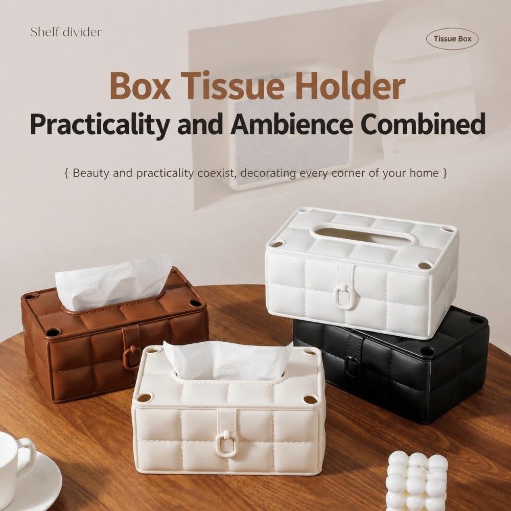 Large Capacity Tissue Box Cover Dust-proof Paper Holder Simple Fashion Facial Tissue Box  Home