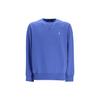 Polo Ss23 Solid Logo Print Crew Neck Long Sleeve Sweatshirt Men Sweatshirt Dark-Blue 710766772-043