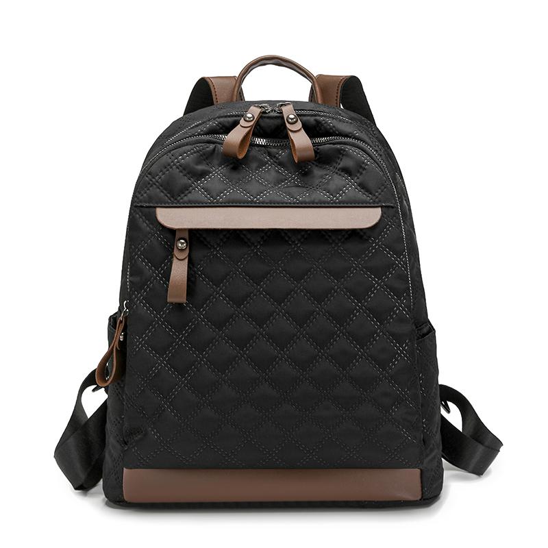 Рюкзак Студенческий Школьный Рюкзак Женский Легкий Ромбовидный Рюкзак