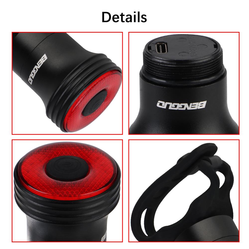 Датчик торможения Ночной свет для езды на велосипеде Предупреждающий задний фонарь Задний стоп-сигнал Стоп-сигнал для велосипеда Мотоцикл Светодиодная лента