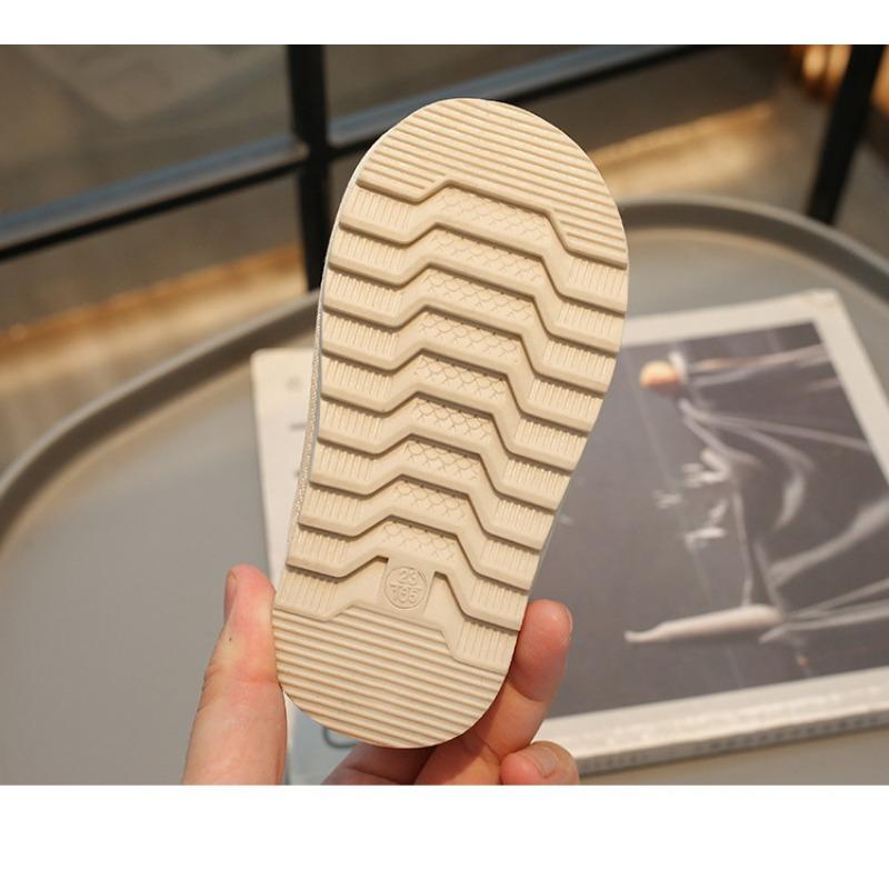 Корейская версия милые детские зимние ботинки зимние новые теплые детские ботинки короткие ботинки