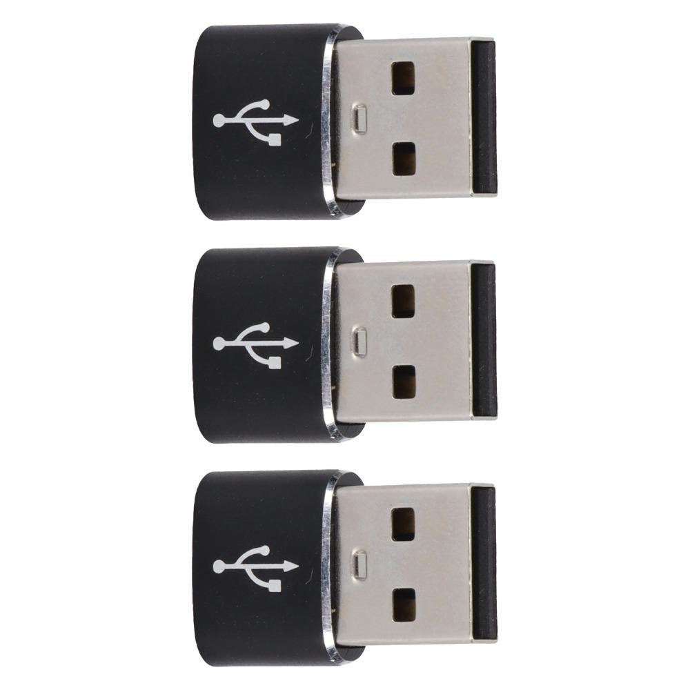 3PCS U Disk Adapter USB to TypeC Adapter USB C Female to USB Male Adapter  Computer Use