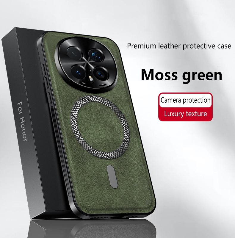 Для Honor Magic 8 8 Pro кожаный чехол-книжка с полной защитой, магнитный, водонепроницаемый, противоударный, с защитой от отпечатков пальцев