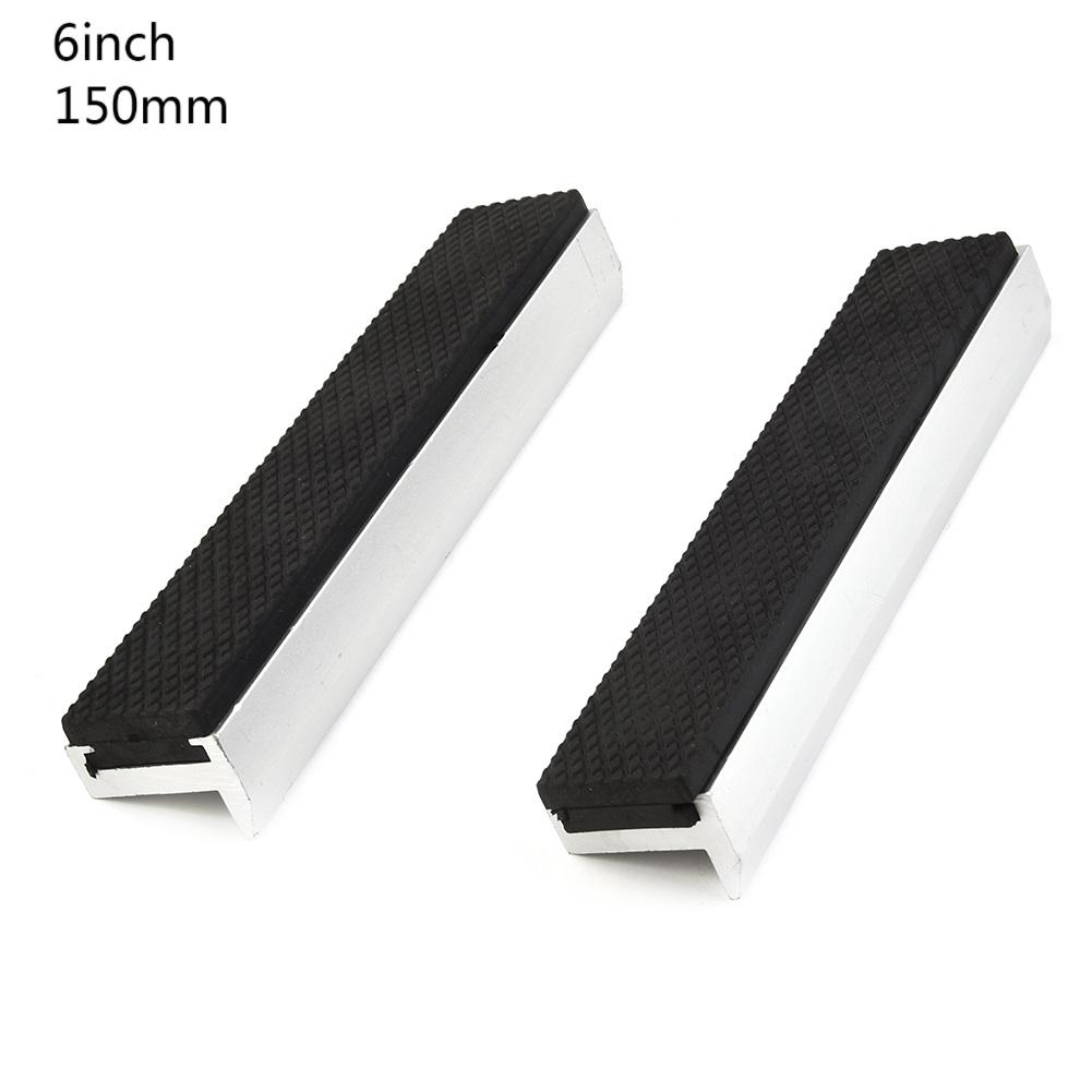 Тиски Магнитная Защитная Крышка 3-8 дюймов Губки Защитная Крышка Алюминиевый Сплав Резина Деревообрабатывающие Аксессуары Запасные Части Инструменты