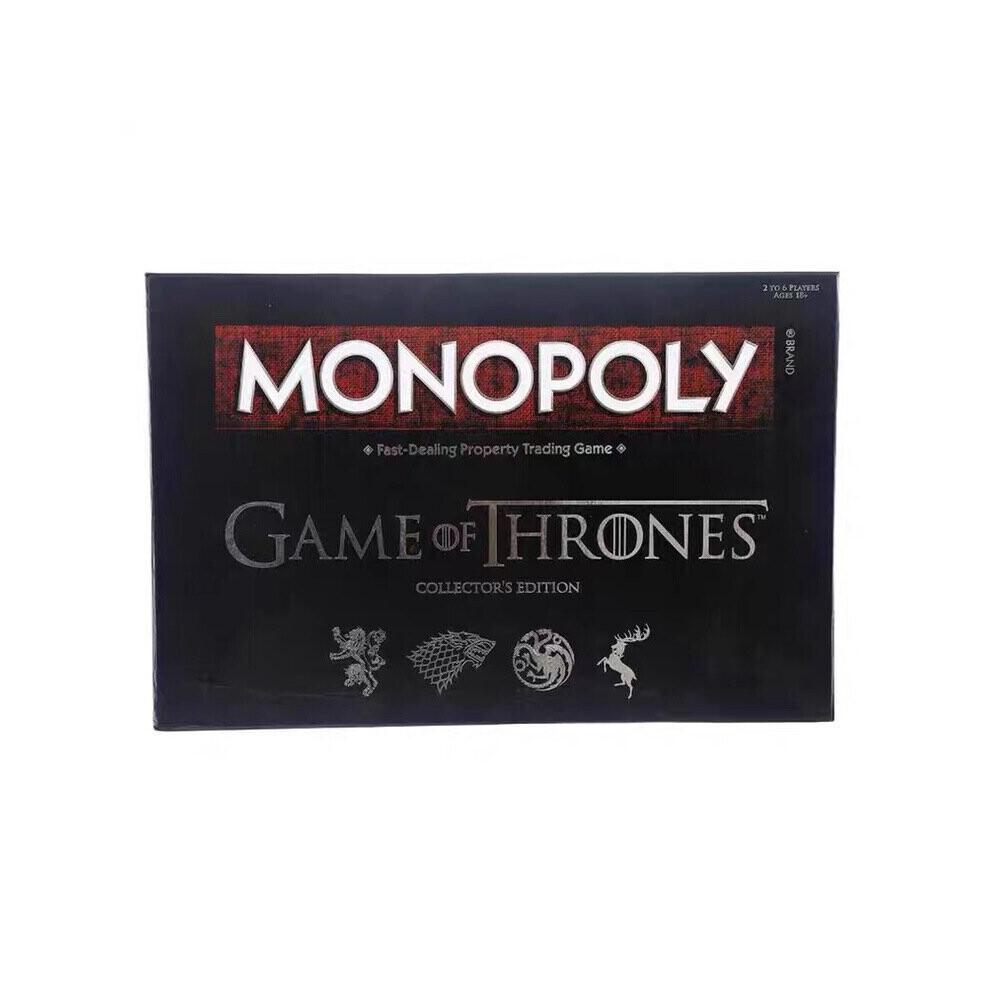 (Игра престолов) Настольная игра Монополия Мультяшные Карточные игры для вечеринок Подарки