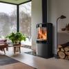Дровяная стальная печь KRATKI BJORN 10 кВт Ø 150