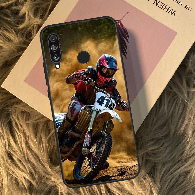 Мото Кросс Мотоцикл Спорт Для Huawei Nova 11i 12i 3i 7i 8i 9 10 SE Y60 Y61 Y70 Y72 Y73 Y90 Y91 P20 P30 P40 Lite Чехол