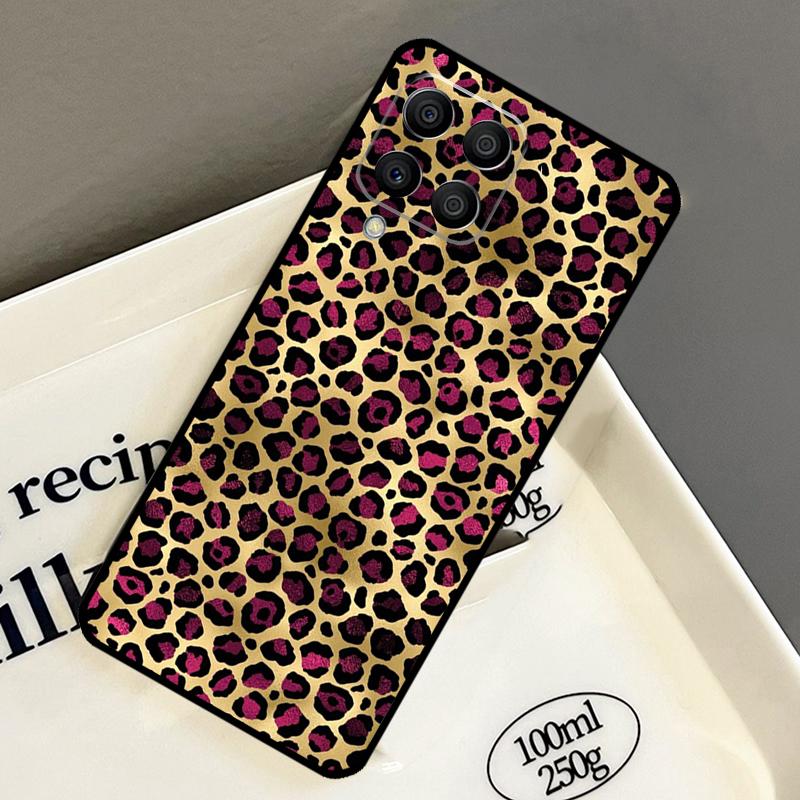 Роскошный чехол с леопардовым принтом для Samsung Galaxy M15 M55 M12 M13 M14 M54 M23 M16 M11 M21 M31 M20 M34 M52 M32 M36 M56