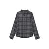 SB Checkered Skateboard Casual Shirt Jacket Men Tops Black CK5316-010