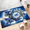 Custom C-Chelsea  Mat Personalized Name, Polyester Washable Indoor Entryway Rug, Gift for Christmas, Easter, Thanksgiving Day