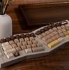 Кошка Кофе Клавиша Pbt Pc Cherry Ublimation Градиентный Коричневый Кофейный Цвет 7/2.25/2.75U Alice Iso/Ansi Раскладка Клавиша