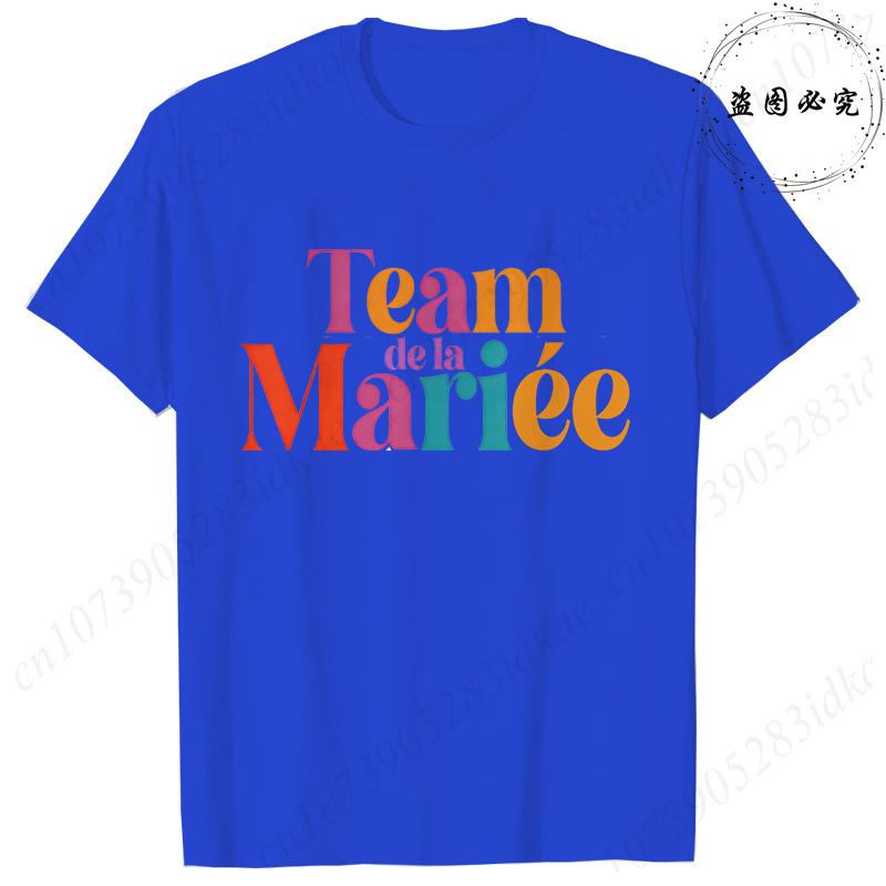 French Girls Single Farewell Tops: Future Bride Team Bride Tees, Printed T-shirts for EVJF & Bridal Shower
