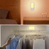 PIR Motion Sensor LED Night Light Rechargeable Creative Home Stick-on Wardrobe 12 High Brightness Automatic Sensing Cabinet For Bedroom Hallway