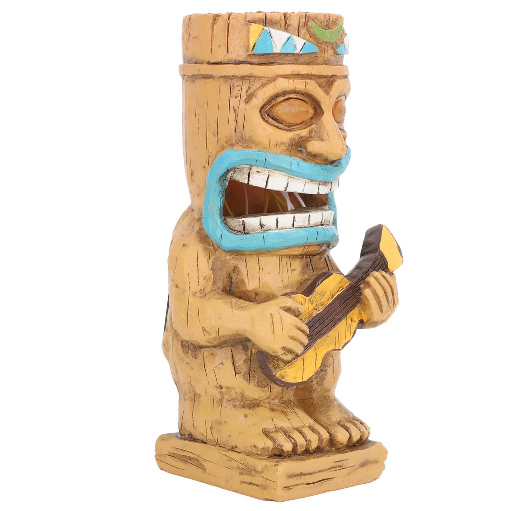 Totem Statues Solar Light Resin Garden Solar Light Ornament For Outdoor Home Lawn Yard