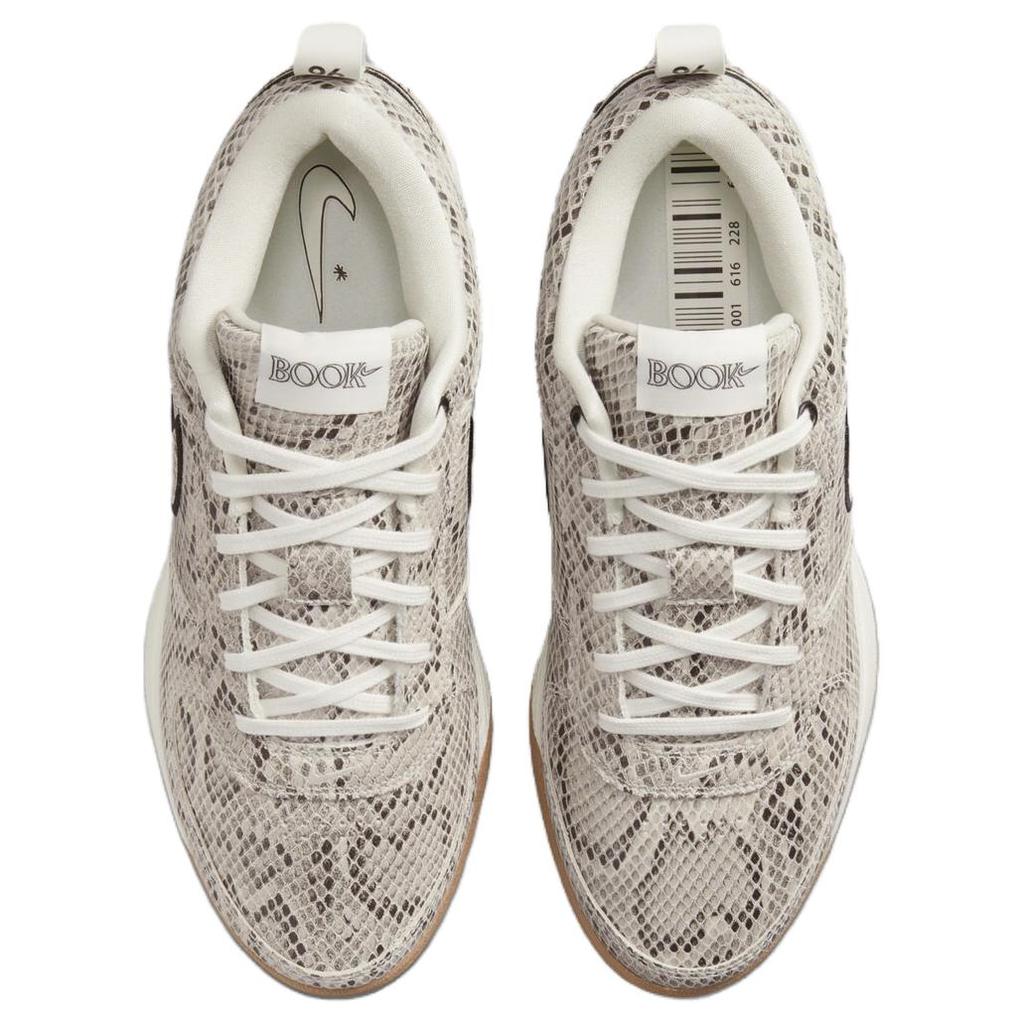 Nike Книга 1 EP Python Мужские кроссовки Кремовый Светло-орехово-коричневый Черный HJ5353-100