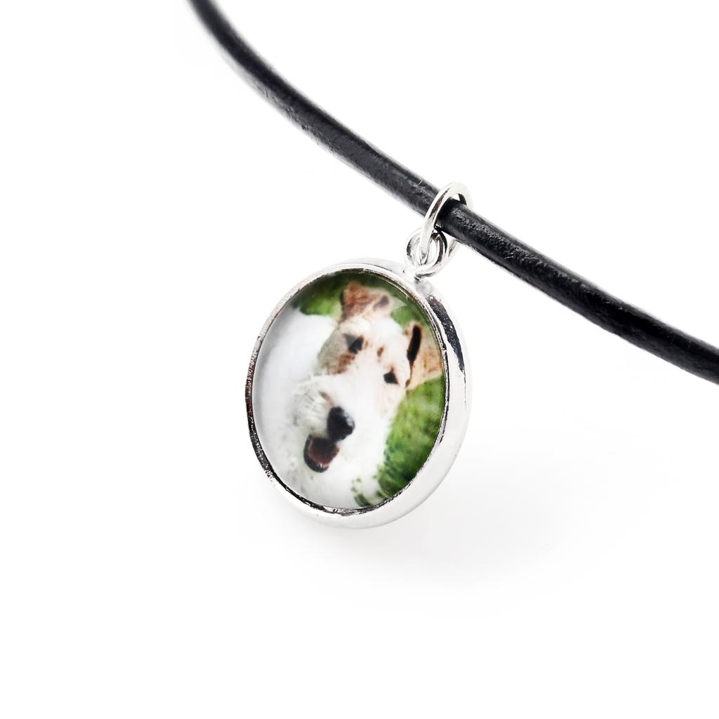 Fox Terrier Wire – Necklace pendant with your photo, handmade | Art-Dog