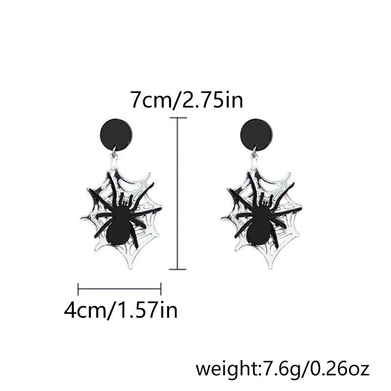 Новые милые серьги-подвески Ghost Ghost Funny Laser Acrylic в стиле готики на Хэллоуин