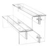 Desktop Ladder Display Stand Easy Assembly Acrylic Perfume Organizer Tier Options