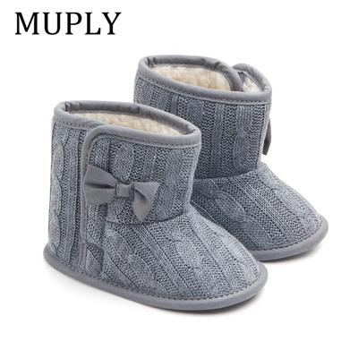 Очень теплые пинетки для снежных полей, детские зимние сапоги, милая обувь для малышей для новорожденных, первые ходунки для маленьких девочек и мальчиков