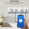 Умная розетка Tuya Wi-Fi, 20 А, умная розетка европейского стандарта с функцией таймера монитора мощности, 4200 Вт, совместимая с Alexa Google Home