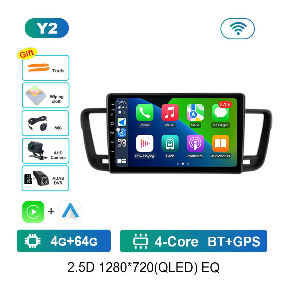 Автомагнитола Android 14 для Peugeot 508 2011 - 2018 GPS Мультимедийный плеер Навигация Стерео DSP BT Головное устройство Аудио 4G Вентилятор охлаждения