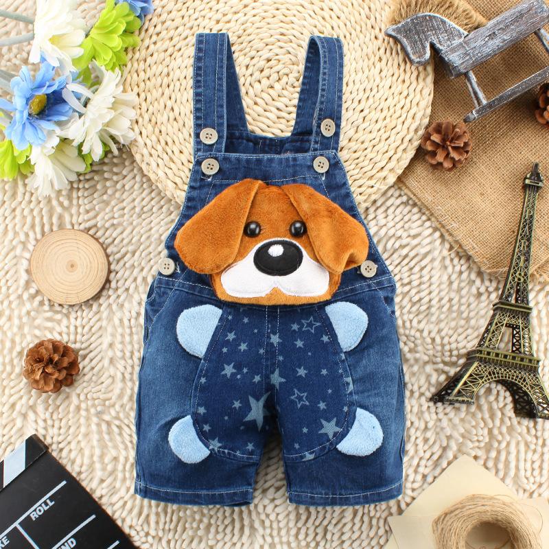 Summer 1PC Kids Baby Boys Clothes Clothing Short Trousers Toddler Infant Boy Pants Denim Shorts Jeans Overalls Dungarees