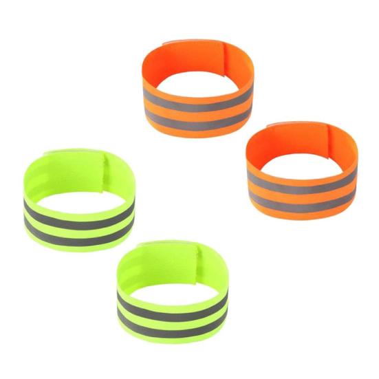 2 шт. прочные светоотражающие яркие отражающие полосы легкие светоотражающие полосы для брюк с высокой видимостью для велосипеда