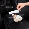 Высококачественный кожаный автомобильный держатель для салфеток на подлокотник, милый мультяшный бант, облако, автомобильная подвесная сумка для хранения на спинку сиденья и подголовник